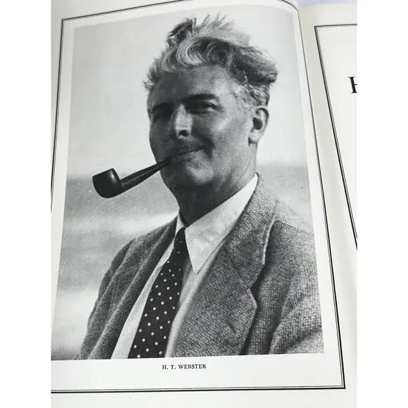 Vintage 1953 THE BEST OF H. T. WEBSTER A MEMORIAL COLLECTION BOOK 1ST Printing - Picture 5 of 9